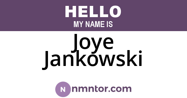 Joye Jankowski