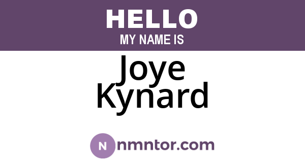 Joye Kynard