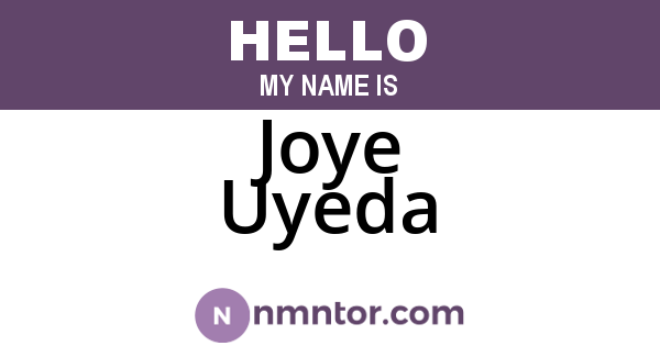Joye Uyeda