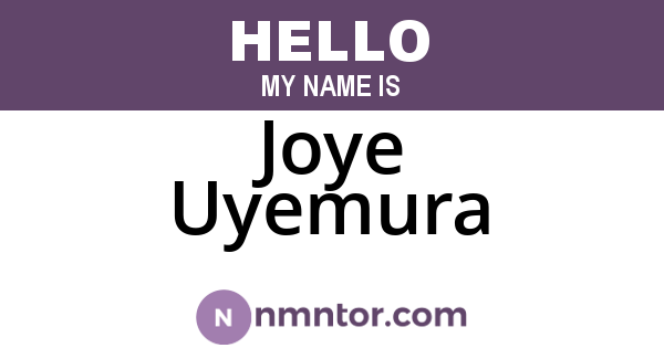 Joye Uyemura
