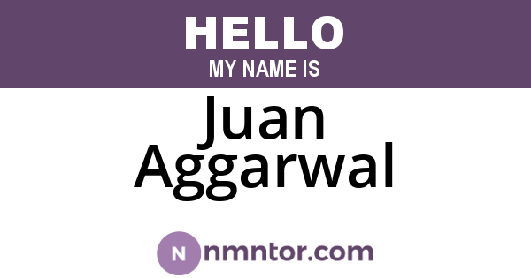 Juan Aggarwal