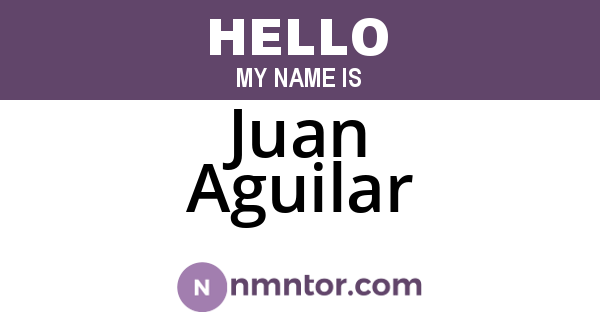 Juan Aguilar