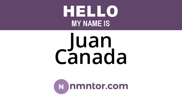 Juan Canada