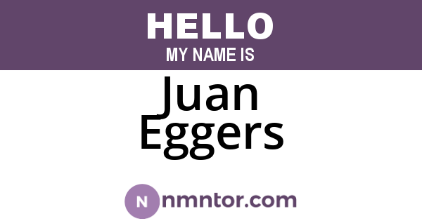 Juan Eggers