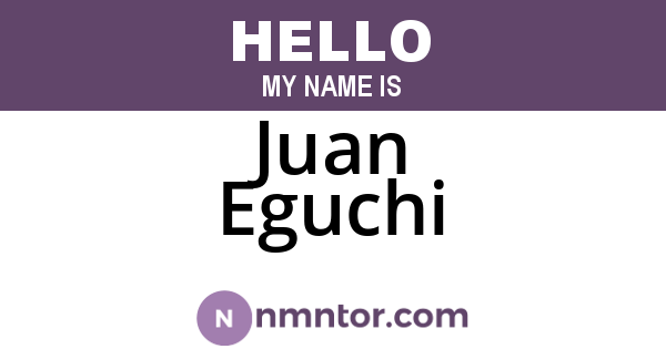 Juan Eguchi