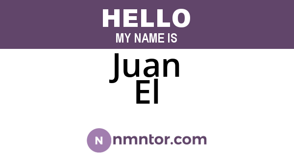 Juan El
