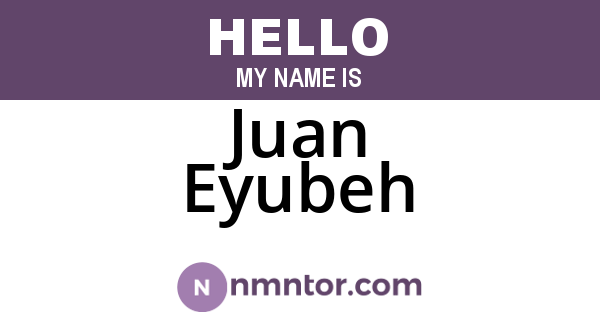 Juan Eyubeh
