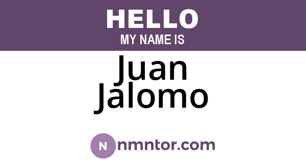 Juan Jalomo