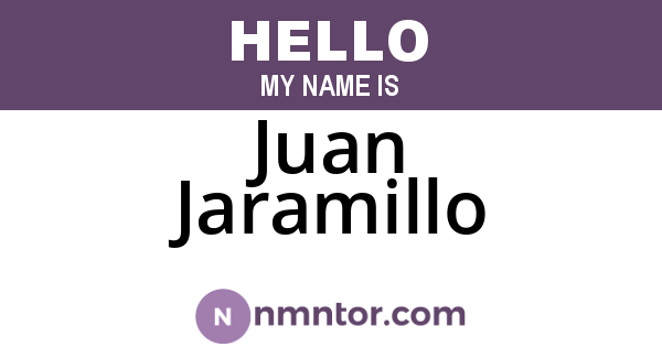Juan Jaramillo