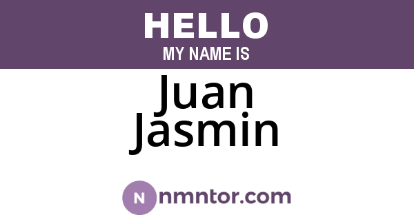 Juan Jasmin