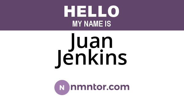 Juan Jenkins