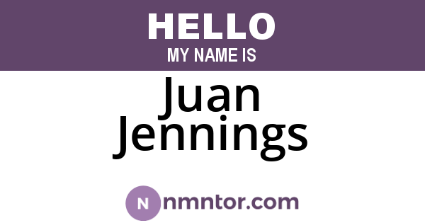 Juan Jennings