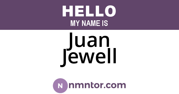 Juan Jewell