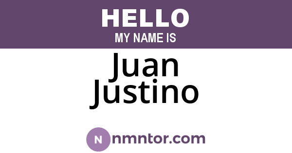 Juan Justino