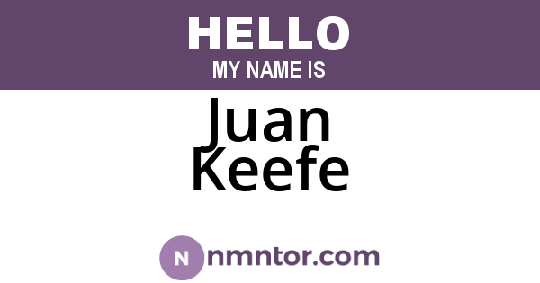 Juan Keefe