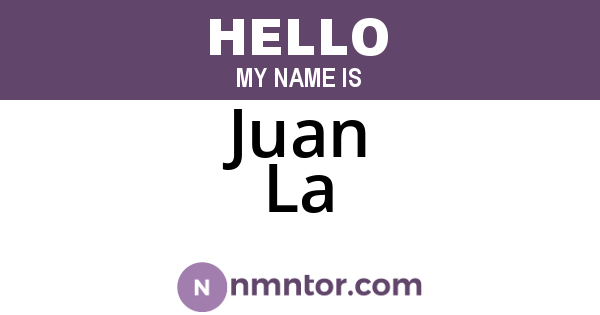Juan La