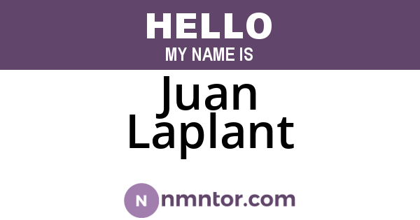 Juan Laplant