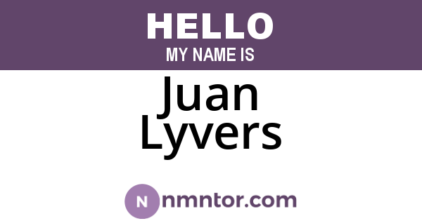 Juan Lyvers
