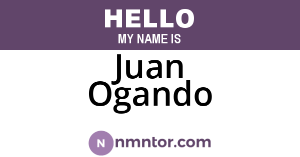 Juan Ogando