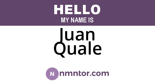 Juan Quale