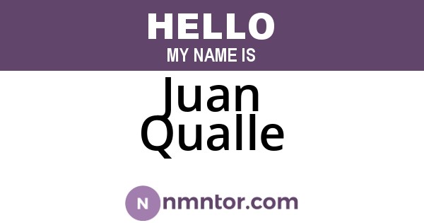 Juan Qualle