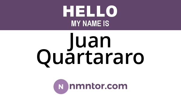 Juan Quartararo