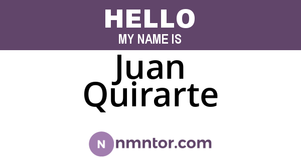 Juan Quirarte