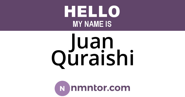 Juan Quraishi