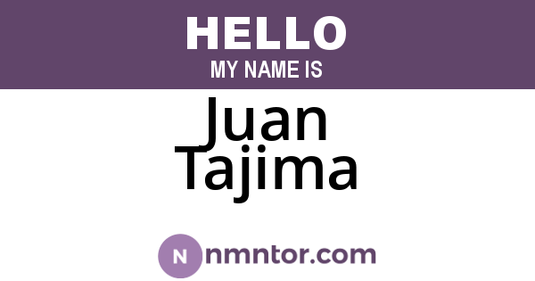 Juan Tajima