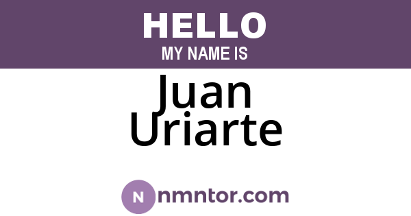 Juan Uriarte