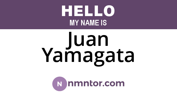 Juan Yamagata