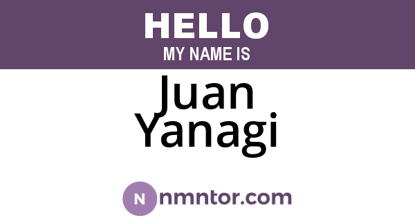 Juan Yanagi
