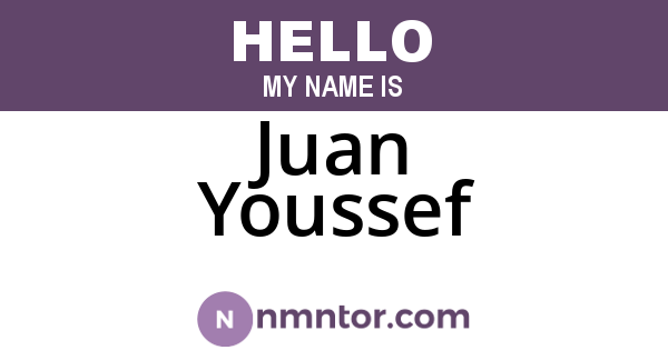 Juan Youssef