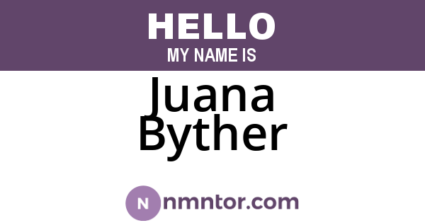 Juana Byther