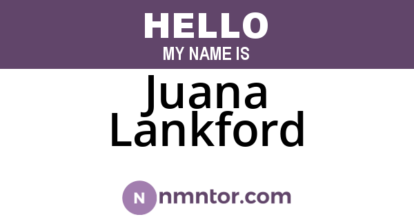 Juana Lankford