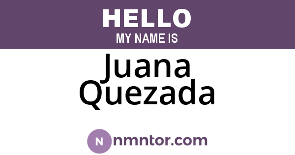Juana Quezada