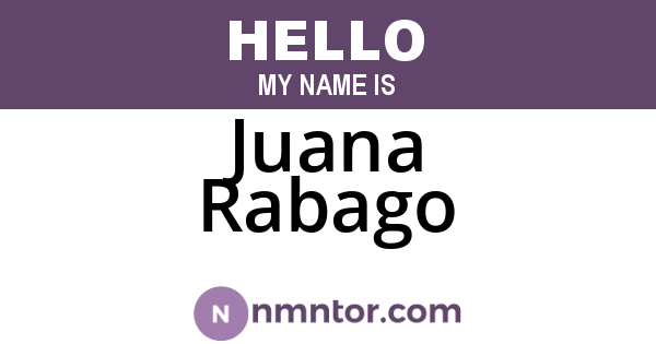 Juana Rabago