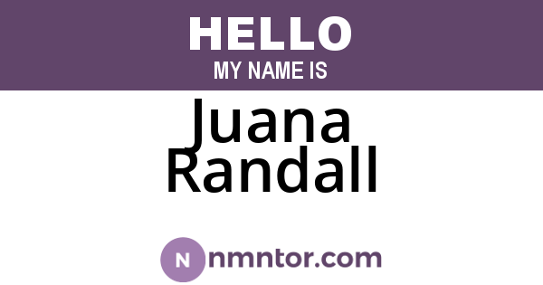 Juana Randall