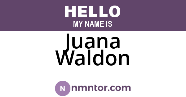 Juana Waldon