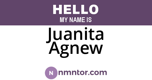 Juanita Agnew