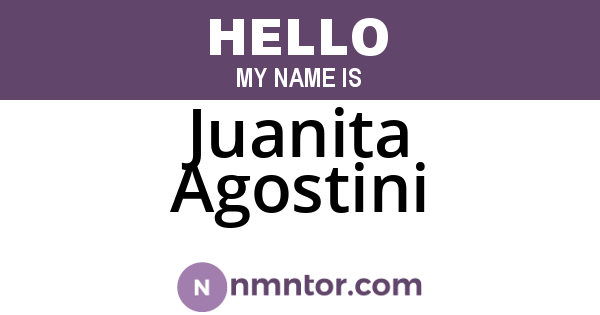 Juanita Agostini