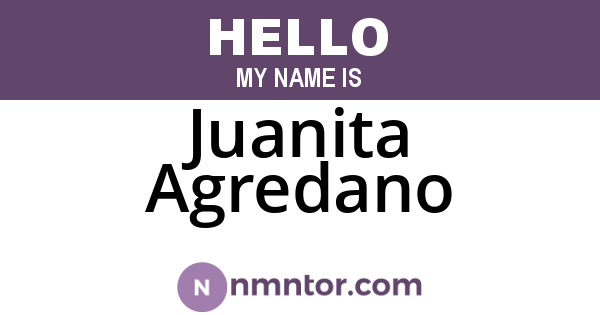 Juanita Agredano