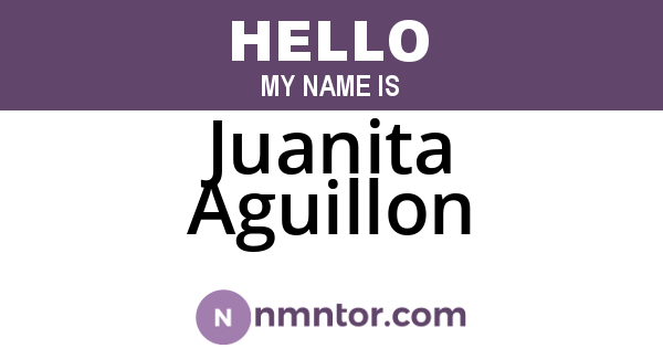 Juanita Aguillon