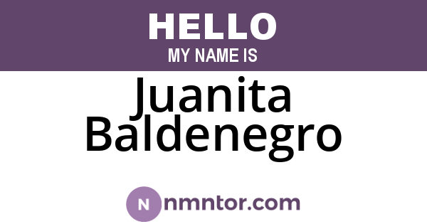 Juanita Baldenegro