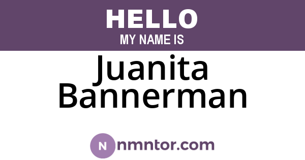 Juanita Bannerman