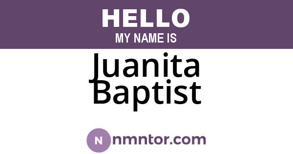 Juanita Baptist