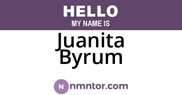 Juanita Byrum