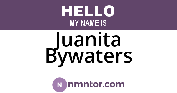 Juanita Bywaters