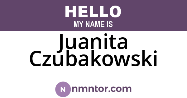Juanita Czubakowski