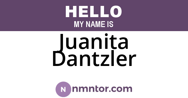 Juanita Dantzler